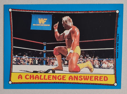 Hulk Hogan - 1987 Topps Chewing Gum Card - Ringside Action #36