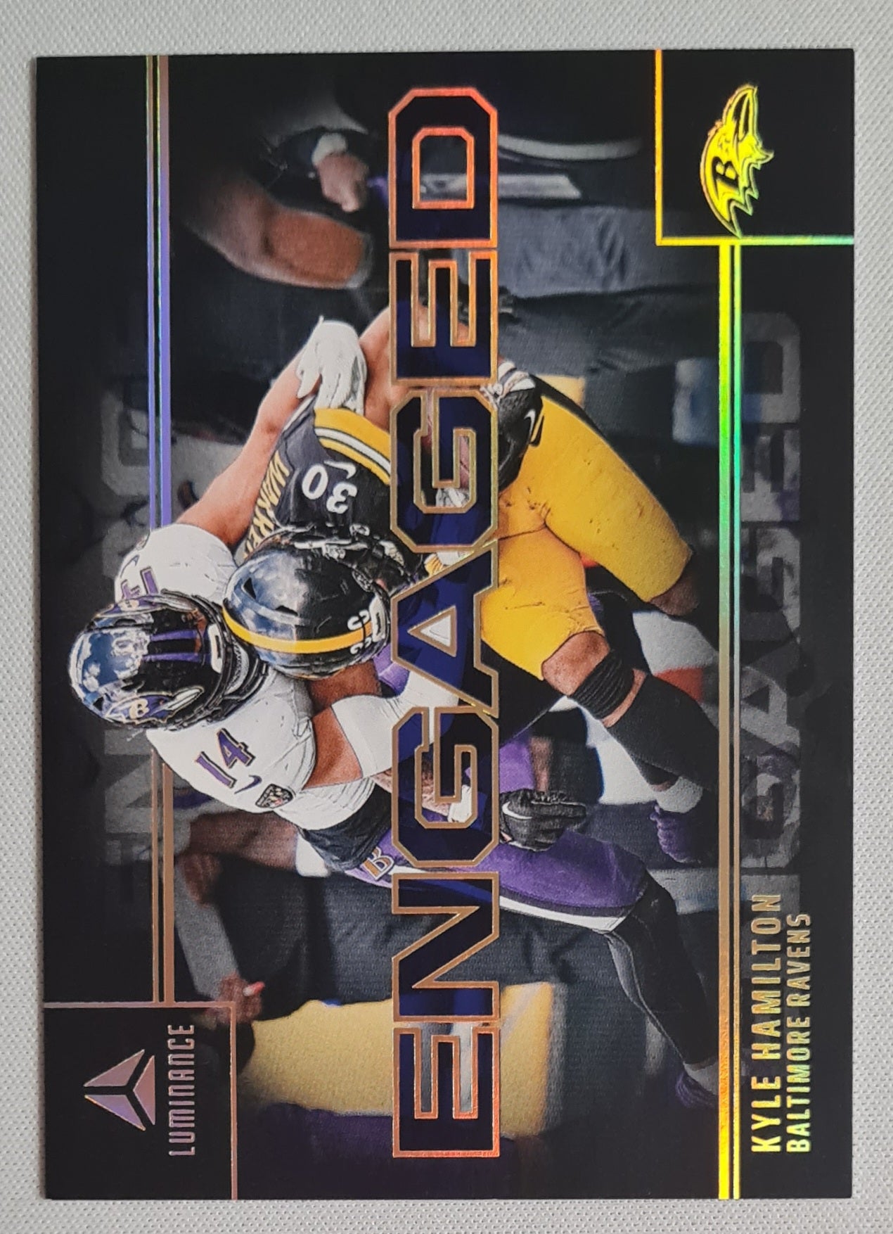 Kyle Hamilton - 2024 Panini Luminance Football Engaged #ENG-KHN Baltimore Ravens