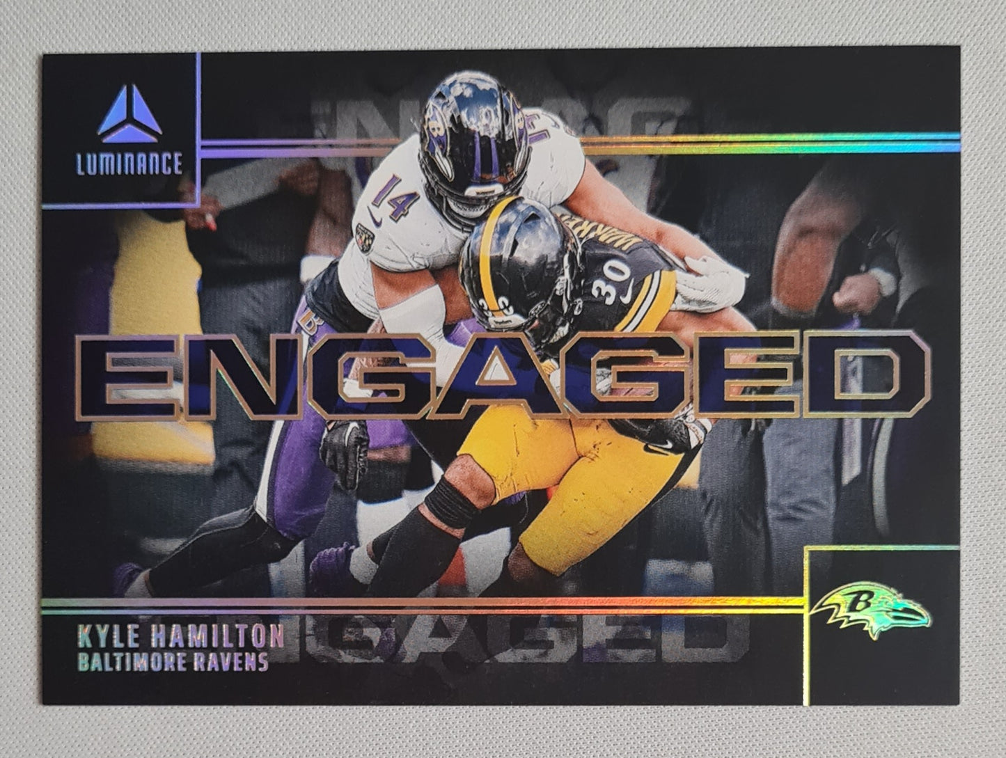 Kyle Hamilton - 2024 Panini Luminance Football Engaged #ENG-KHN Baltimore Ravens