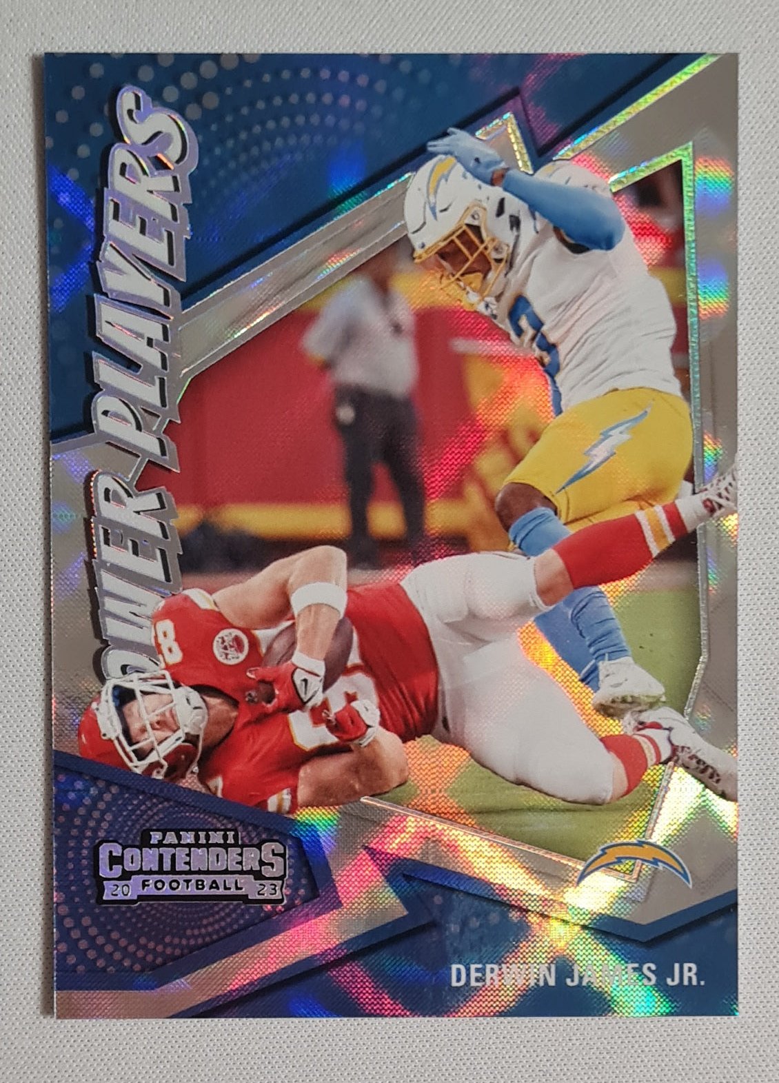 Derwin James Jr. - 2023 Panini Contenders Football #5 Power Players L.A. Chargers