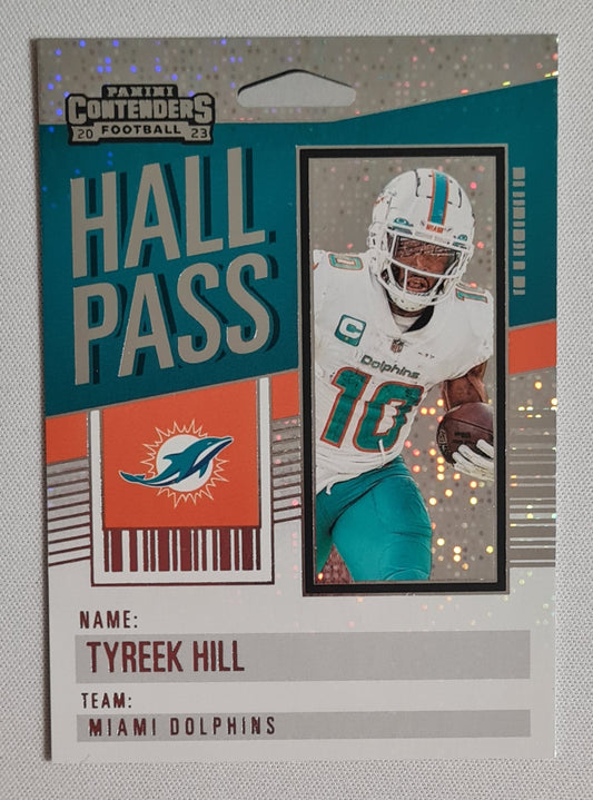Tyreek Hill - 2023 Panini Contenders Football #22 "Hall Pass" Sparkle - NFL Miami Dolphins