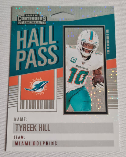 Tyreek Hill - 2023 Panini Contenders Football #22 "Hall Pass" Sparkle - NFL Miami Dolphins