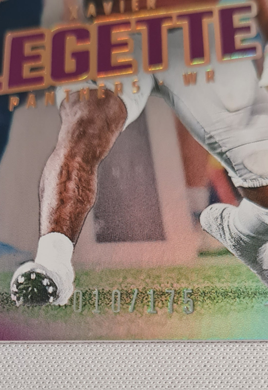 Xavier Legette - 2023 Panini Luminance Football #142 (RC) NFL Pathers Purple Holo /175