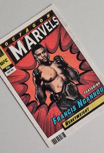 Francis Ngannou - 2022 Panini Octagon Marvels #16 UFC Heavyweight