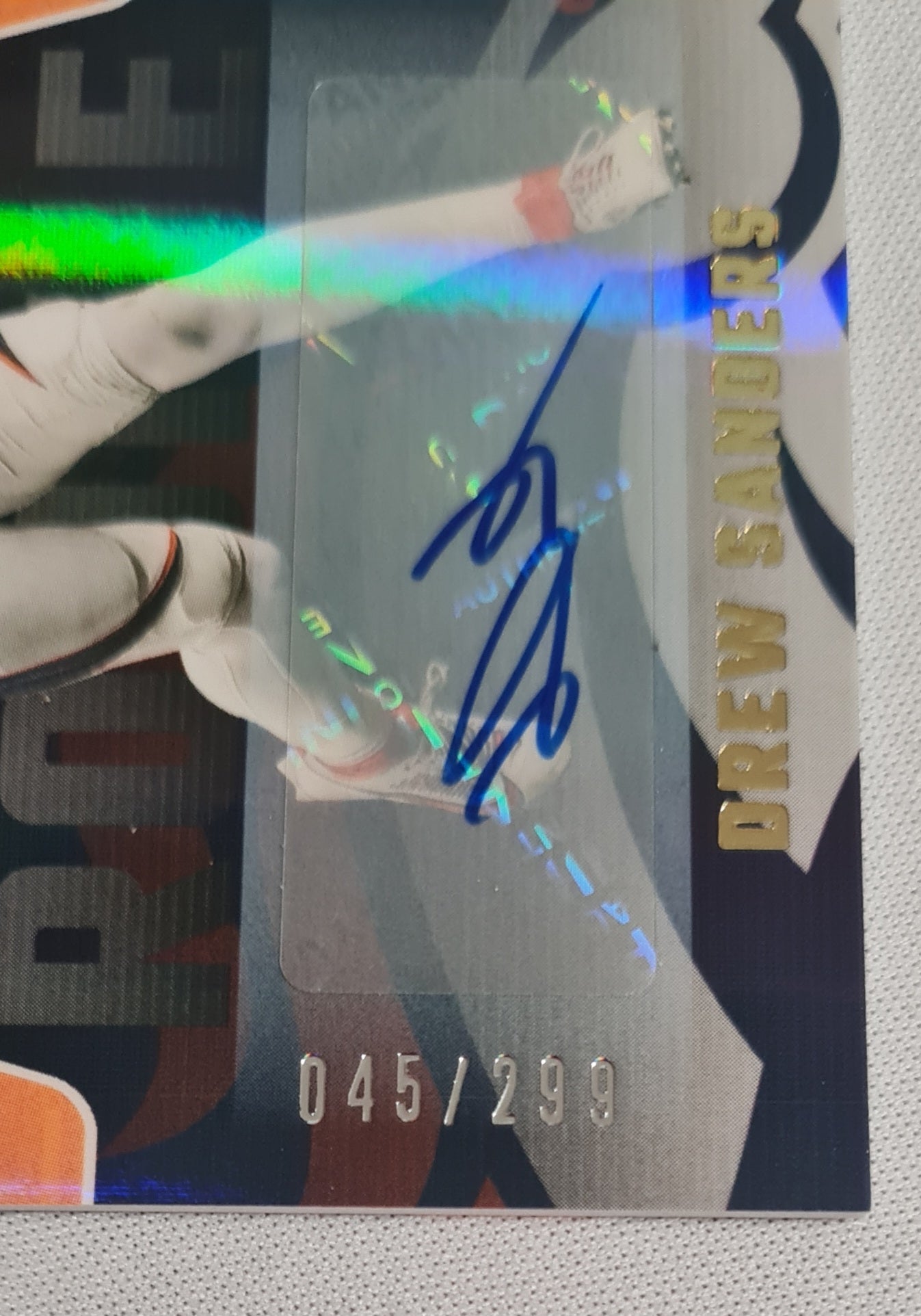 Drew Sanders - 2023 Panini Zenith Football #138 Rookie NFL Broncos Autograph /299