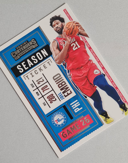 Joel Embiid - 2020/21 Panini Contenders Basketball "Season Ticket" #11