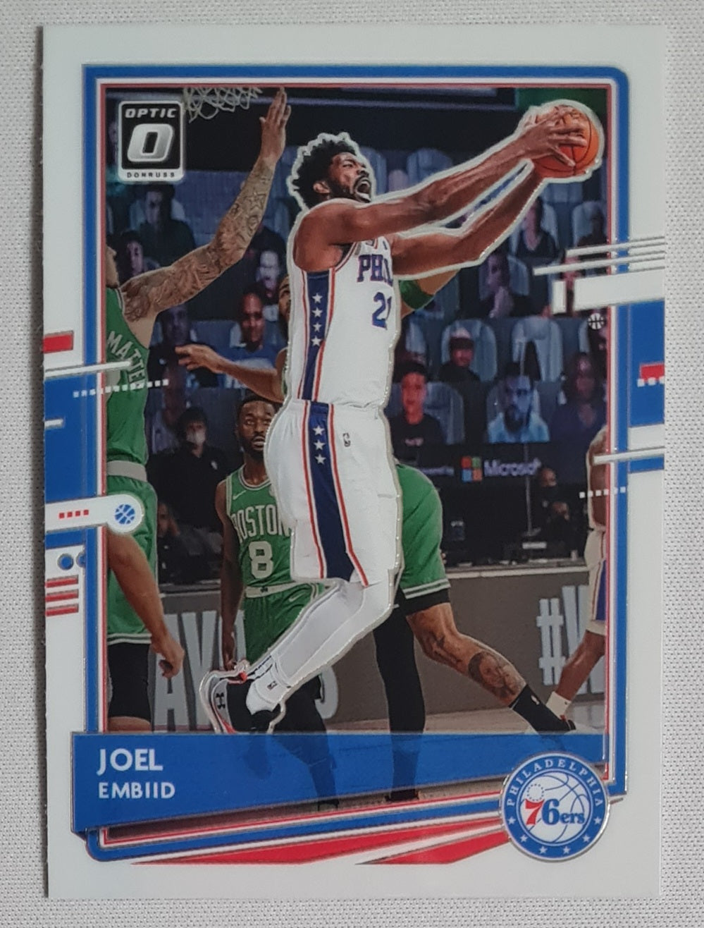 Joel Embiid - 2020/21 Panini Donruss Optic Basketball #20 NBA Philadelphia 76ers