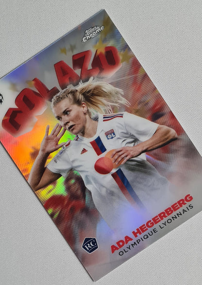 Ada Hegerberg - 2023 Topps Chrome "Golazo" #CM-3 (RC) Women Champions League