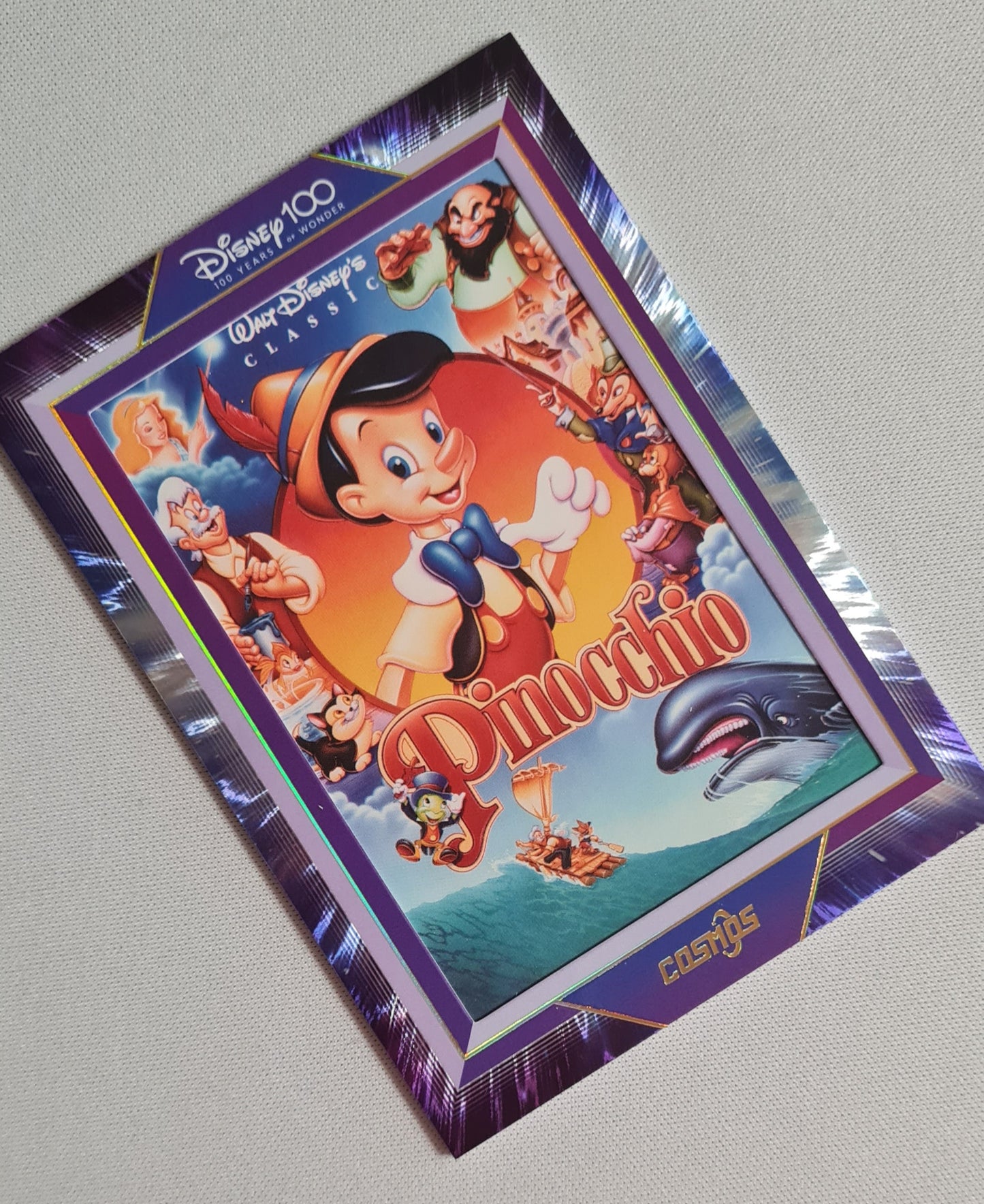 Pinocchio - 2023 Disney 100 Classics Cosmos Kakawow #CDQ-HB-22 - Purple Poster Card /288