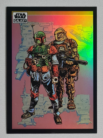 Bounty Hunters - Topps Star Wars Galaxy #23 Refractor