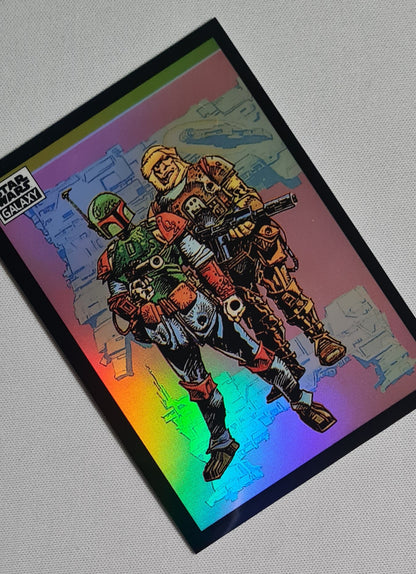 Bounty Hunters - Topps Star Wars Galaxy #23 Refractor