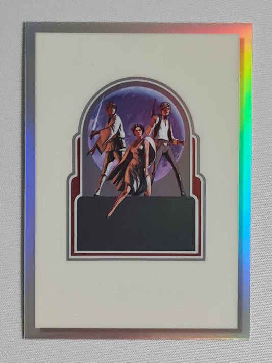 Star Wars Original Trilogy Concept Art - Topps Star Wars Galaxy OT-10 Refractor