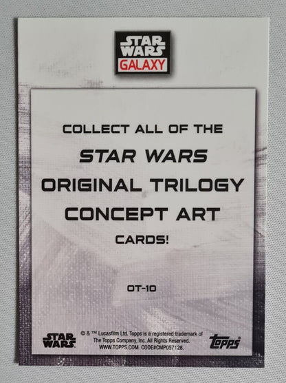 Star Wars Original Trilogy Concept Art - Topps Star Wars Galaxy OT-10 Refractor