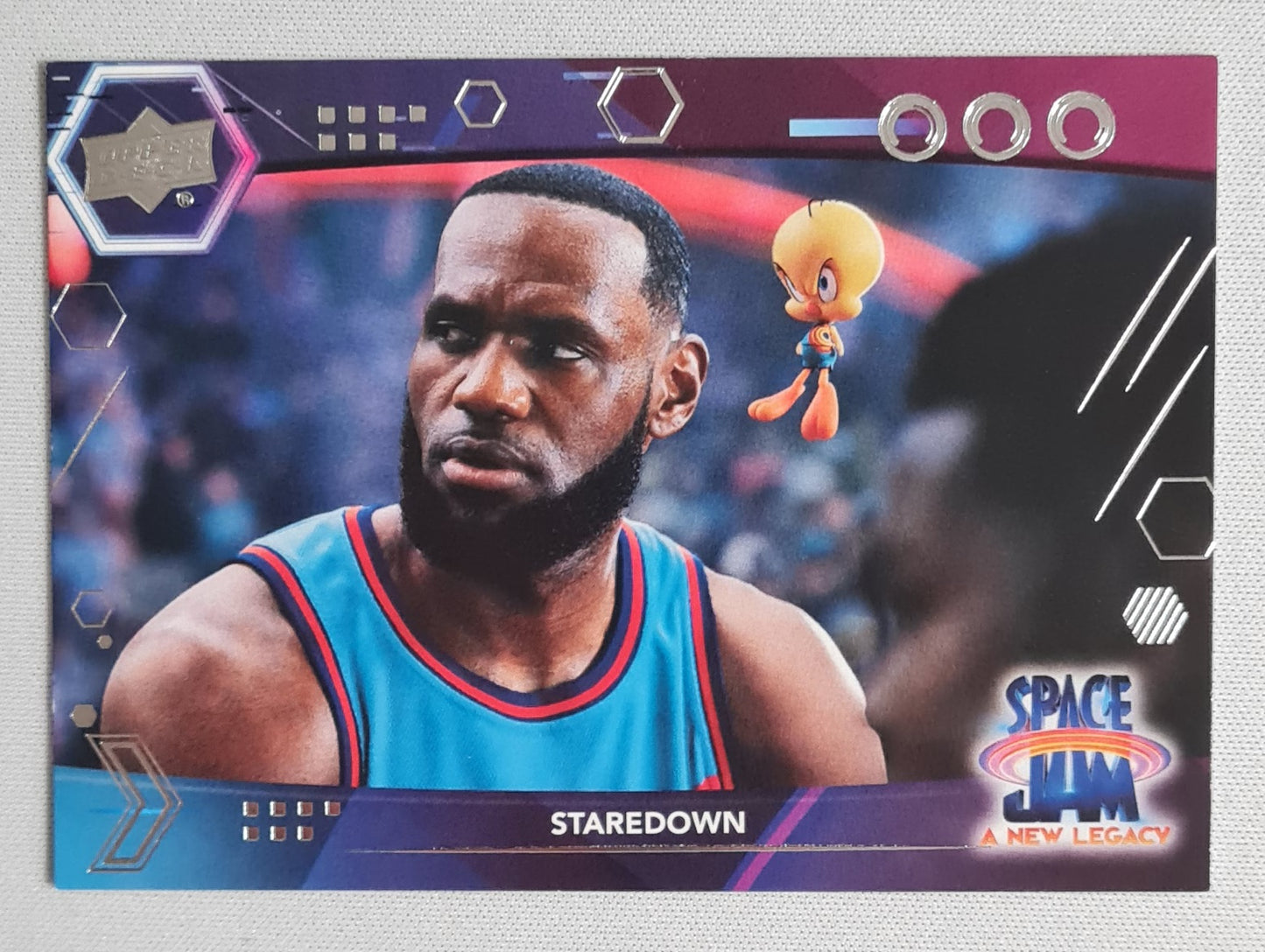 Lebron James - 2022 Upper Deck - Space Jam: A New Legacy - Lebron Staredown #55
