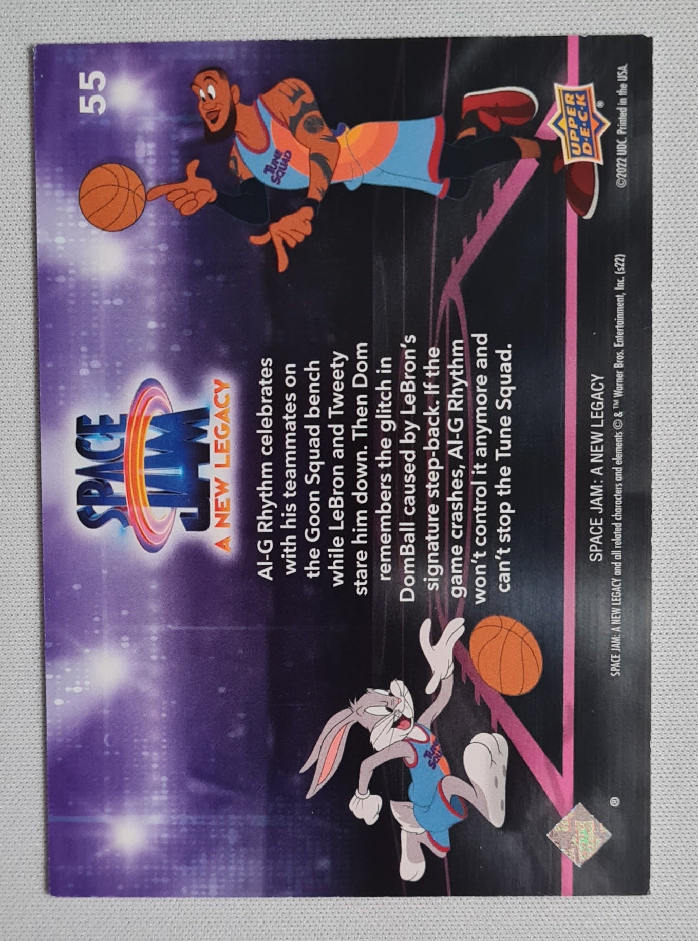 Lebron James - 2022 Upper Deck - Space Jam: A New Legacy - Lebron Staredown #55