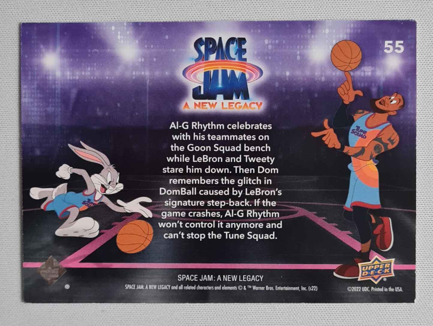Lebron James - 2022 Upper Deck - Space Jam: A New Legacy - Lebron Staredown #55