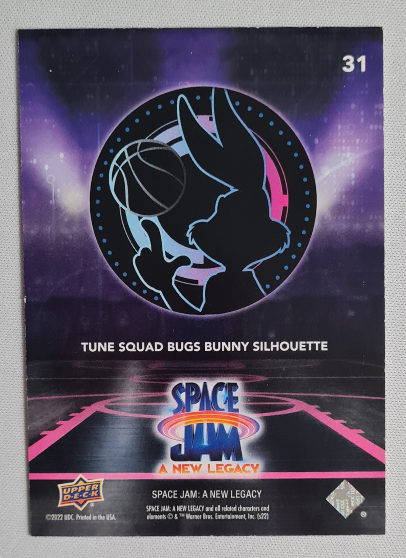 Bugs Bunny - 2022 Upper Deck - Space Jam: A New Legacy #31 Neon Orange