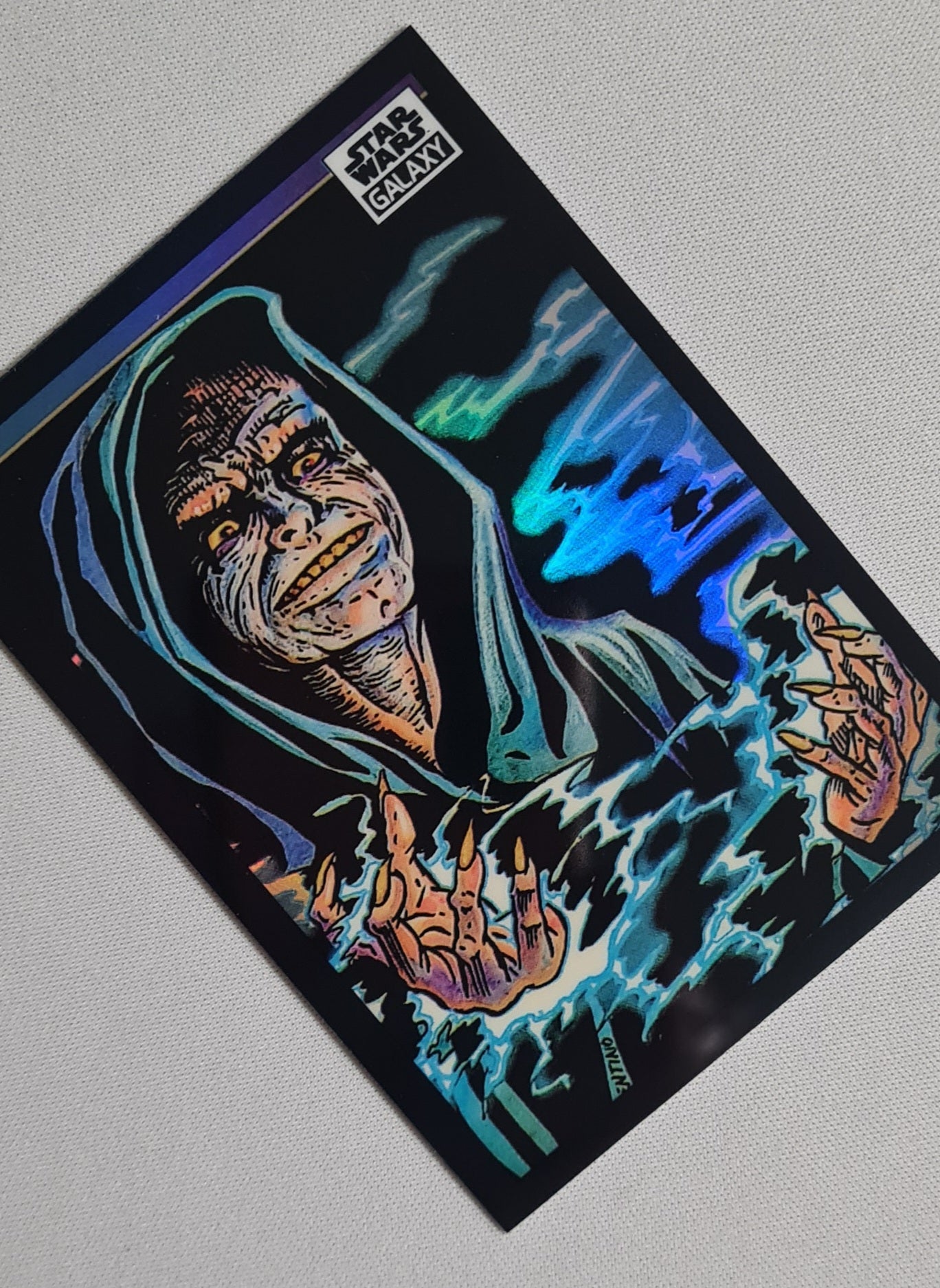 Emperor Palpatine - Topps Star Wars Galaxy  #37 - Star Wars: The Emperor's power - Refractor