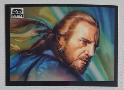 Qui-Gon Jinn - 2022 Topps  Chrome Star Wars Galaxy #78