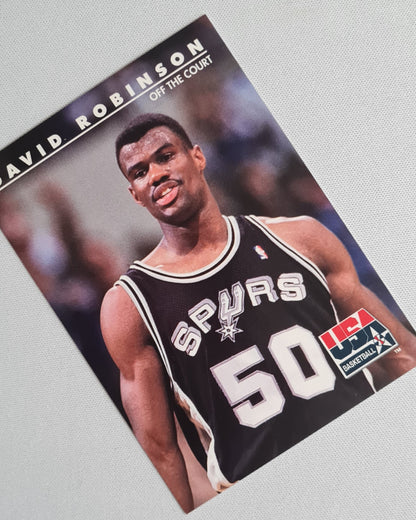 David Robinson - 1992 SkyBox USA Basketball Off the Court  #77