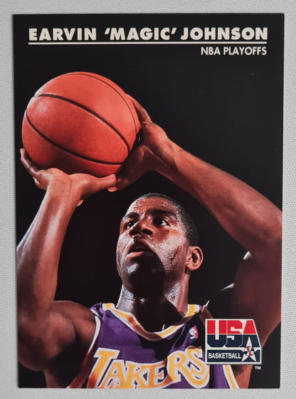 Earvin 'Magic' Johnson - 1992 SkyBox USA Basketball  NBA Playoffs #33