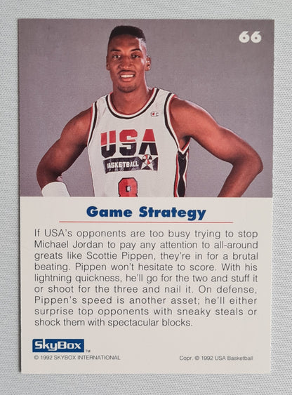 Scottie Pippen - 1992 SkyBox USA Basketball Game Strategy #66
