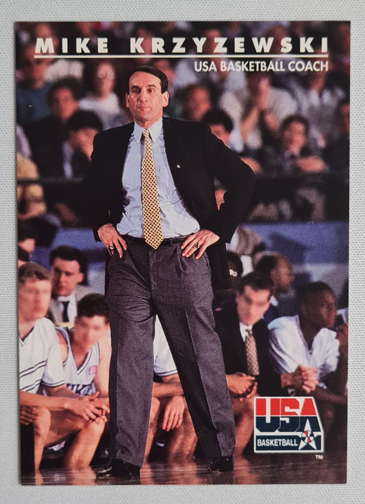 Mike Krzyzewski - 1992 SkyBox USA Basketball Coach #95