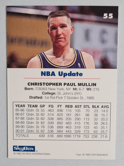 Chris Mullin - 1992 SkyBox USA Basketball NBA Update #55
