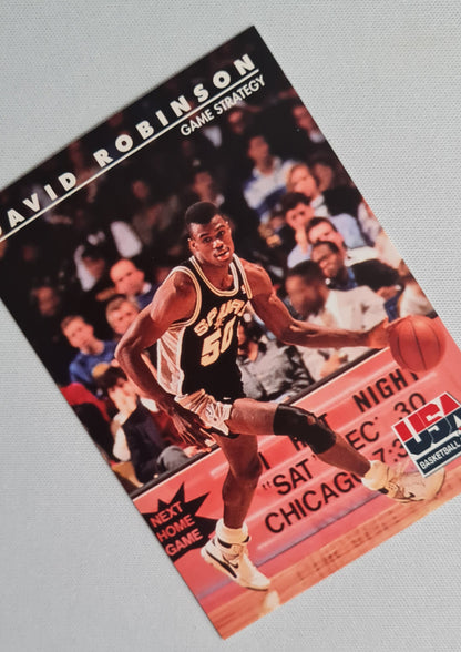 David Robinson - 1992 SkyBox USA Basketball Game Strategy #75