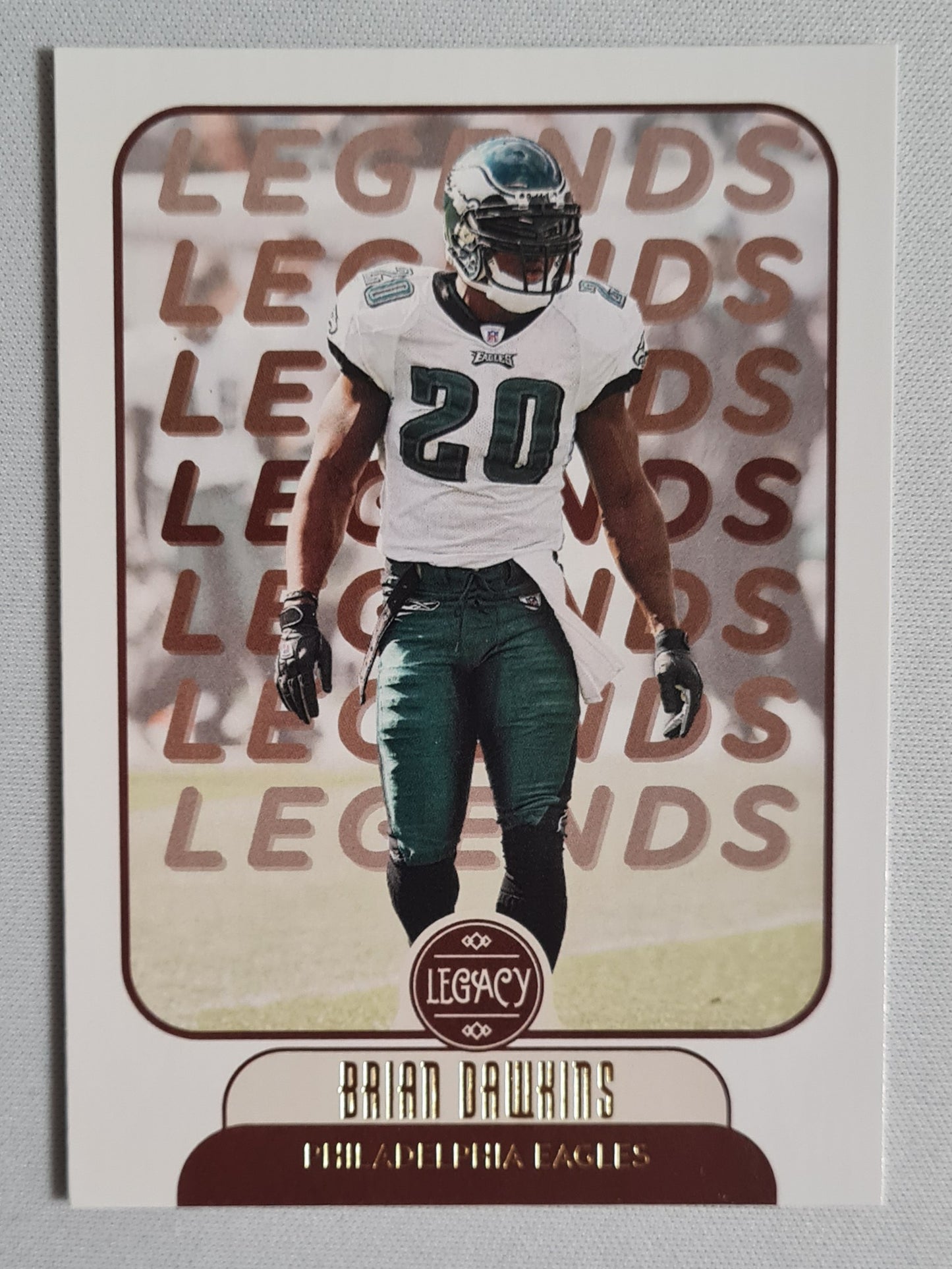 Brian Dawkins - 2021 Panini Legacy Football Legends Card #136 Philadelphia Eagles