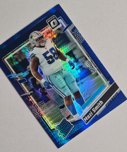 Mazi Smith - 2023 Donruss Optic Rated Rookie Blue Hyper #228 - Dallas Cowboys