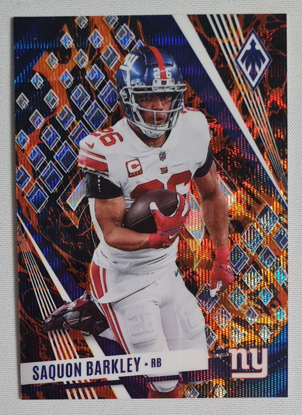 Saquon Barkley - 2023 Panini Phoenix Lava SP /150 #31 New York Giants