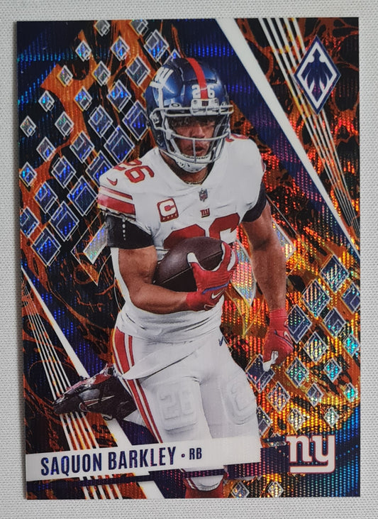 Saquon Barkley - 2023 Panini Phoenix Lava SP /150 #31 New York Giants