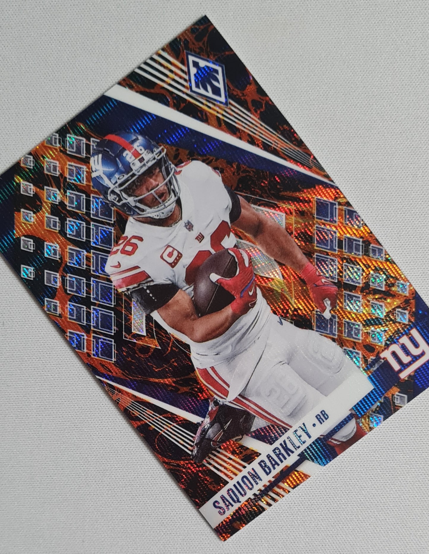 Saquon Barkley - 2023 Panini Phoenix Lava SP /150 #31 New York Giants