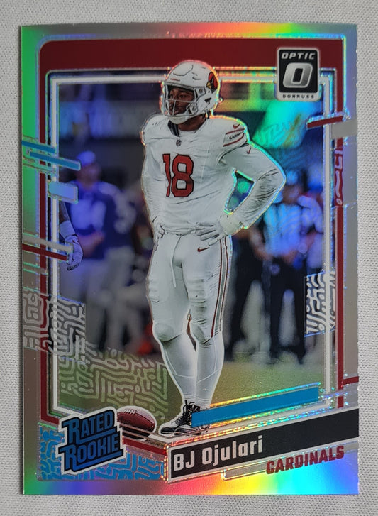 BJ Ojulari - 2023 Panini Donruss Optic Rated Rookie Silver Holo #201 Arizona Cardinals