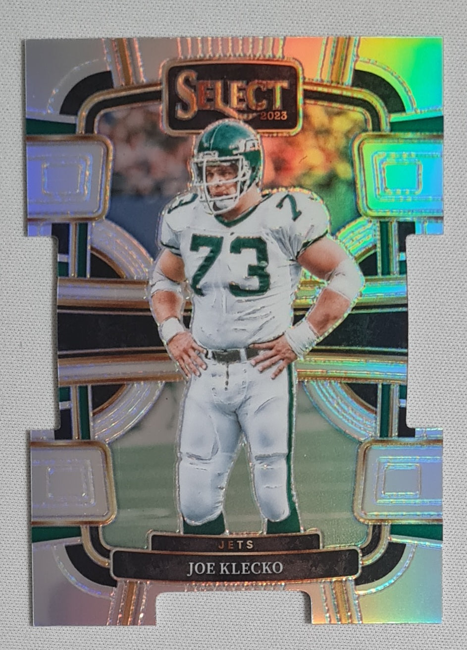 Joe Klecko - 2023 Panini Select Silver Concourse Die-Cut Prizm #76 New York Jets