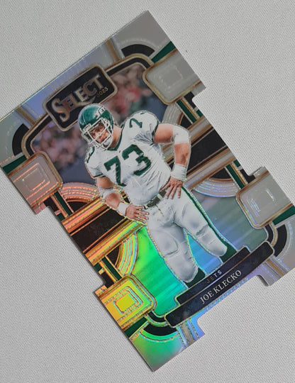 Joe Klecko - 2023 Panini Select Silver Concourse Die-Cut Prizm #76 New York Jets