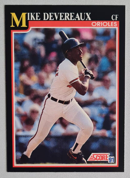 Mike Devereaux - 1991 Score #258 Baltimore Orioles