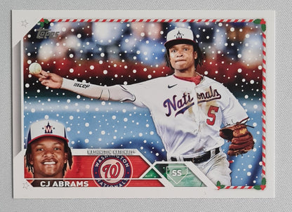 CJ Abrams - 2023 Topps Holiday #H11 Washington Nationals