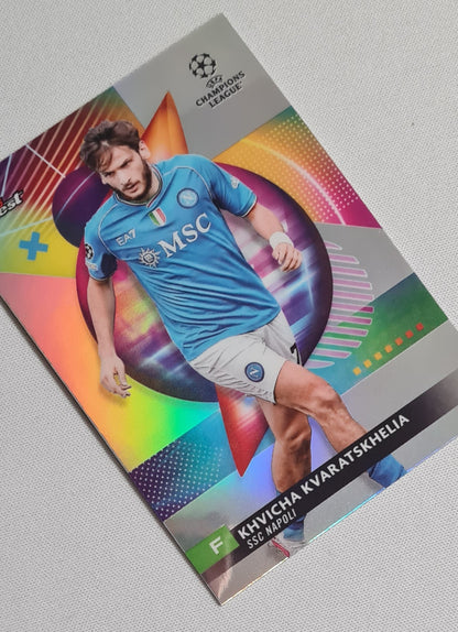 Khvicha Kvaratskhelia - 2022/23 Topps Finest Refractor #111 SSC Napoli