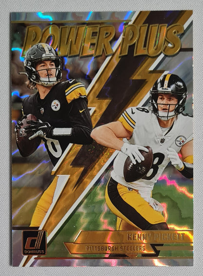 Kenny Pickett - 2023 Panini Donruss Football "Power Plus" NFL Steelers #PP-18