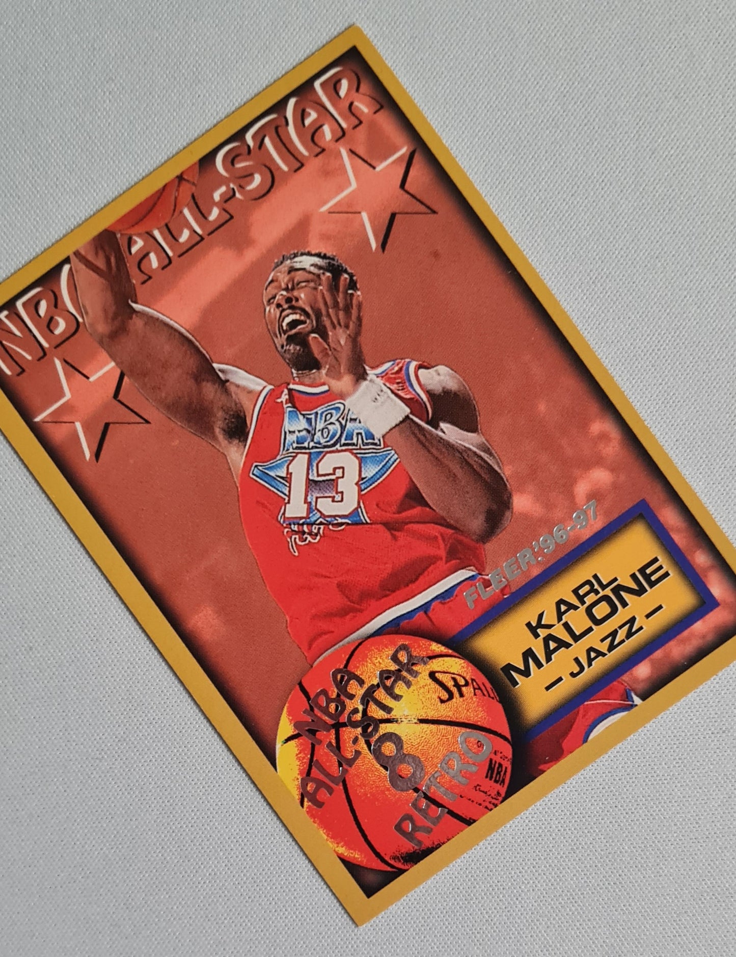 Karl Malone - 1997 Fleer/SkyBox NBA Baseketball All Star Game - Jazz - #314