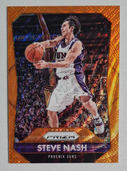 Steve Nash - 2015/16 Panini Prizm Basketball #246 NBA Phoenix Suns Orange Wave Prizm