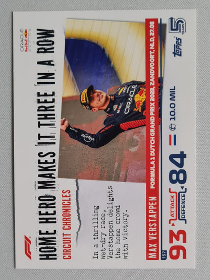 Max Verstappen - 2024 Topps Turbo Circuit Chronicles