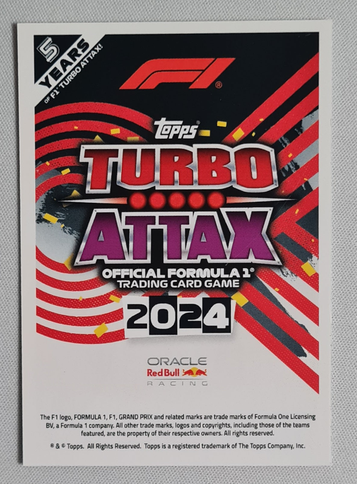 Max Verstappen - 2024 Topps Turbo Race Winner