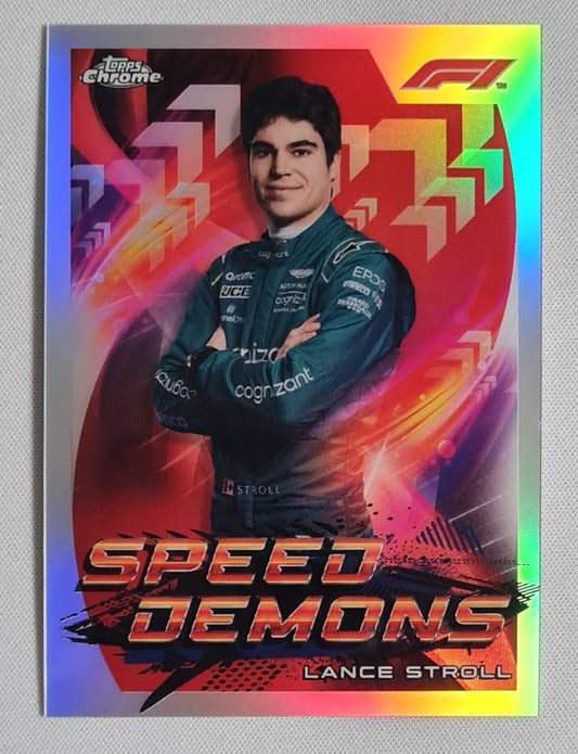 Lance Stroll - 2022 Topps Chrome Aston Martin Speed Demon