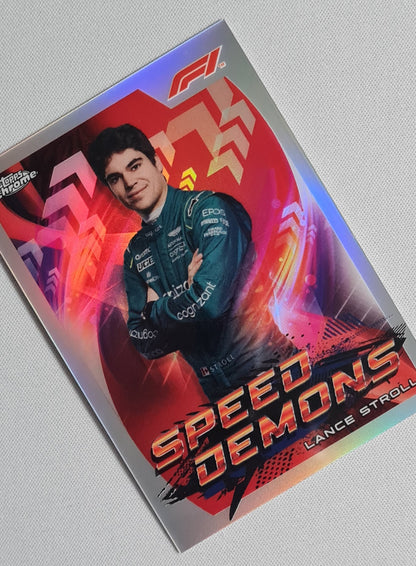 Lance Stroll - 2022 Topps Chrome Aston Martin Speed Demon