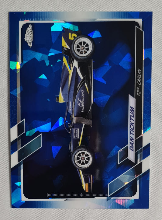 Dan Ticktum - 2021 Topps Chrome F2 Carlin Sapphire #124