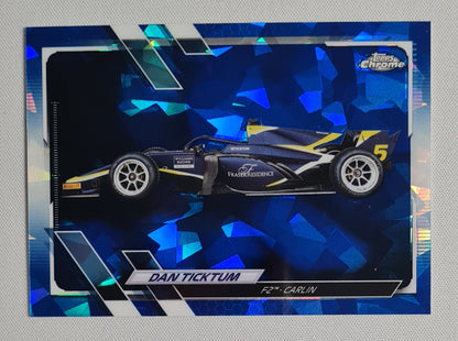 Dan Ticktum - 2021 Topps Chrome F2 Carlin Sapphire #124