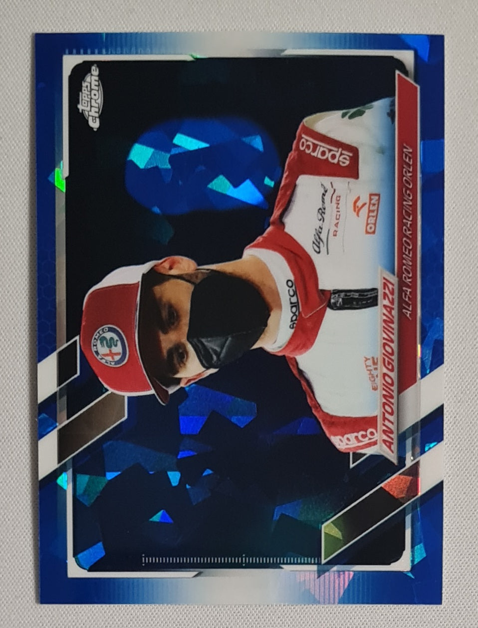 Antonio Giovinazzi - 2021 Topps Chrome Alfa Romeo Sapphire #53